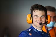 Pato O'Ward during his first F1 Test with McLaren in Abu Dhabi, December 2021 - Source: Getty